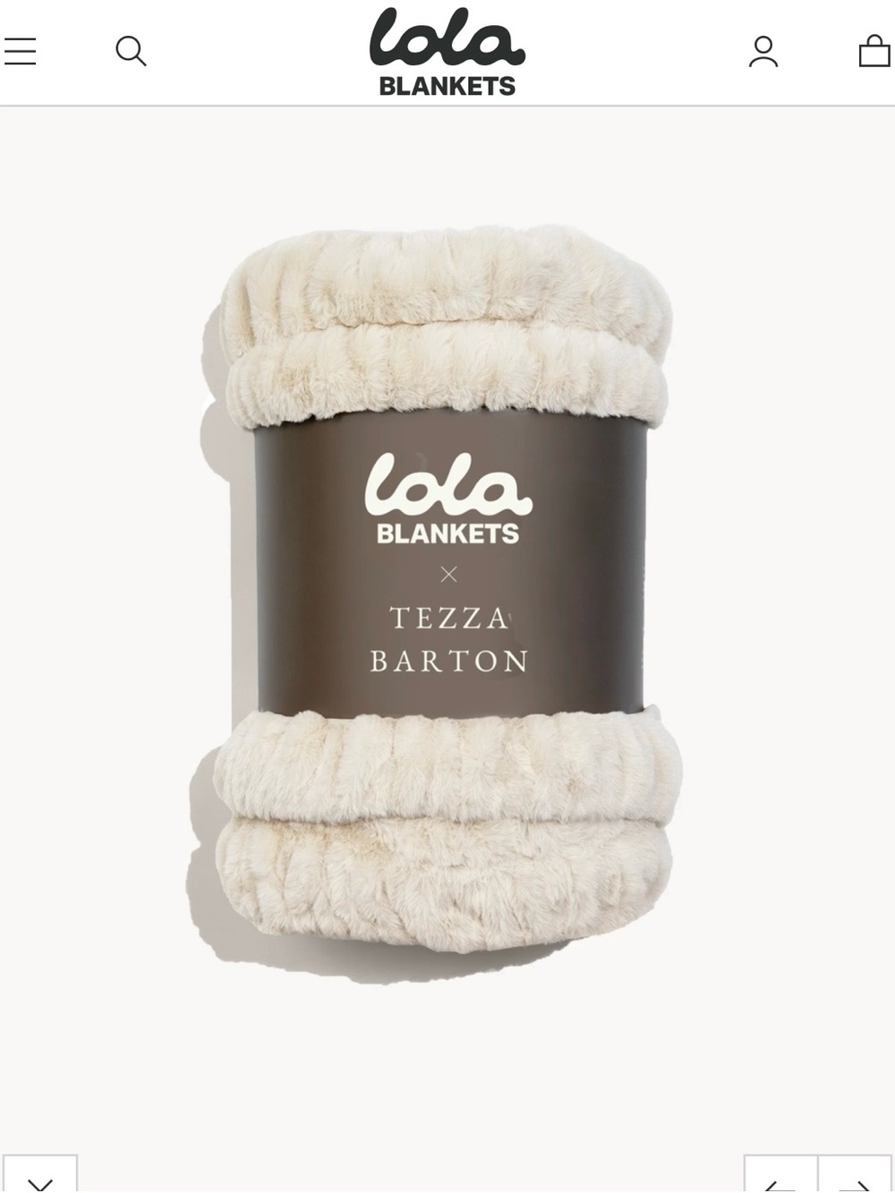 Lola Plush Throw HONEY COMB - sold out